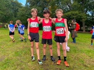 Junior Ilkley Harriers after the race.